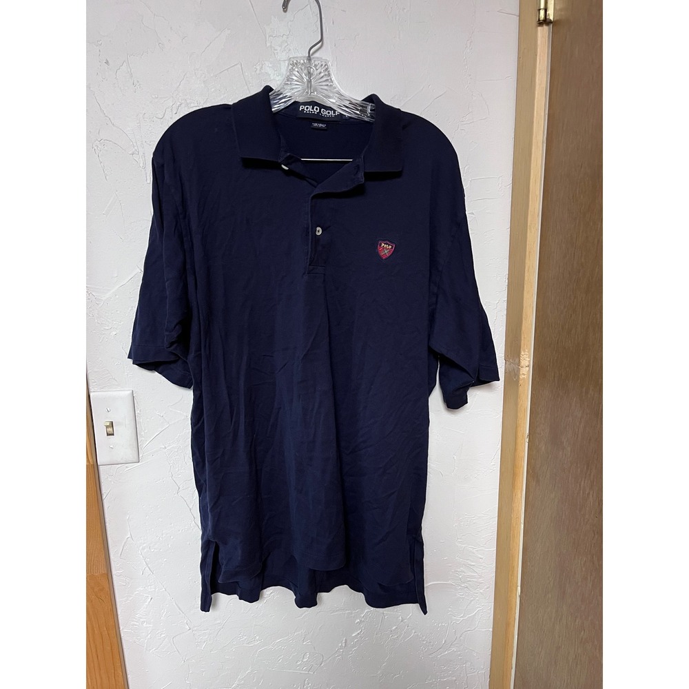 Polo Golf‎ Ralph Lauren Mens Polo Shirt Golfing Casual Navy Blue